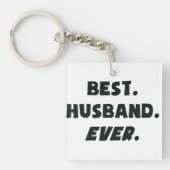 Ik hou van mijn beste man ooit sleutelhanger (Voorkant)