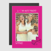 Ik hou van mijn beste vriend aangepaste foto - op  (Voorkant / Achterkant)