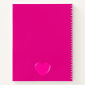 Ik hou van mijn beste vriend aangepaste foto - op notitieboek (Achterkant)