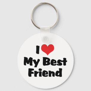 Ik hou van mijn beste vriend(in) - BFF Sleutelhanger