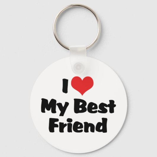 Ik hou van mijn beste vriend(in) - BFF Sleutelhanger (Voorkant)