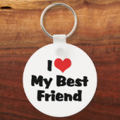 Ik hou van mijn beste vriend(in) - BFF Sleutelhanger (Voorkant)