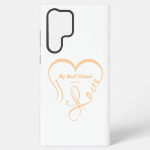 Ik hou van mijn beste vriend • Knuffel expert Samsung Galaxy Hoesje
