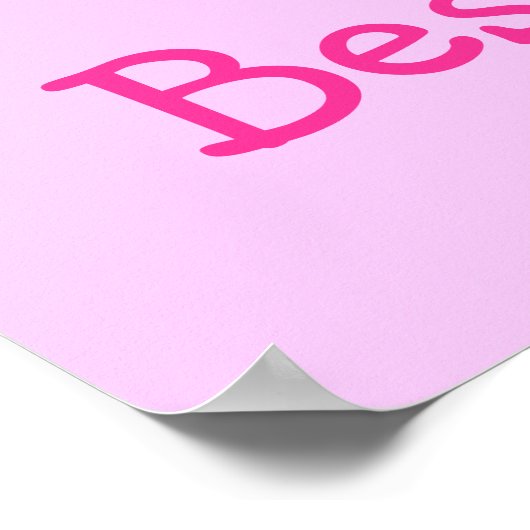 Ik hou van mijn beste vriend poster (Hoek)