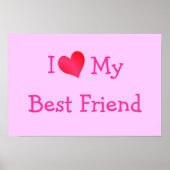 Ik hou van mijn beste vriend poster (Voorkant)