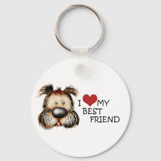 Ik hou van mijn beste vriend Sleutelhanger