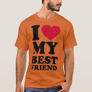 Ik hou van mijn beste vriend t-shirt