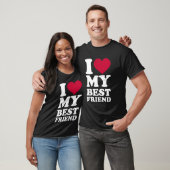 Ik hou van mijn beste vriend t-shirt (Unisex)