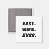 Ik hou van mijn beste vrouw ooit magneet (Voorkant / Achterkant)