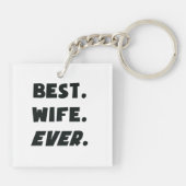 Ik hou van mijn beste vrouw ooit sleutelhanger (Achterkant)