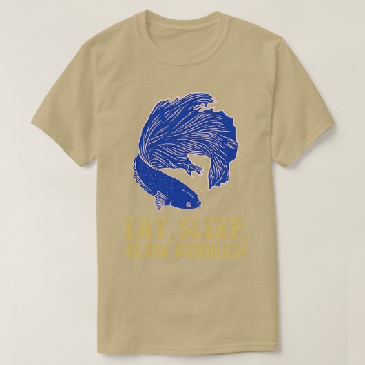 Ik hou van mijn bèta vissiamese die vissen plende t-shirt (Design voorkant)