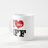 Ik hou van mijn BFF Koffiemok (Voorkant links)