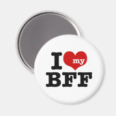 Ik hou van mijn BFF Magneet (Voorkant / Achterkant)