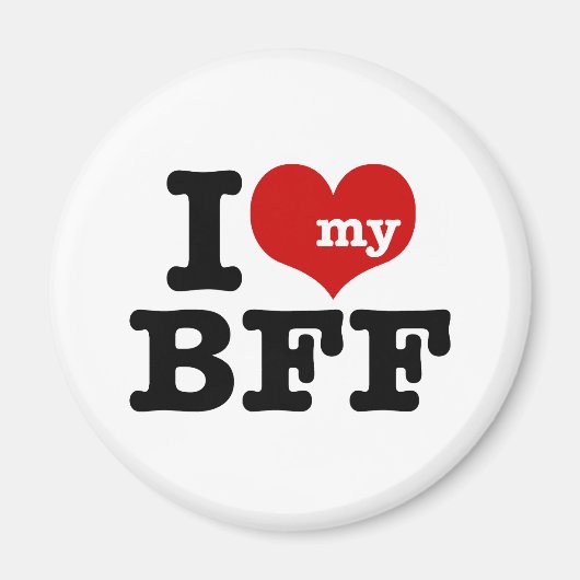 Ik hou van mijn BFF Magneet (Voorkant)