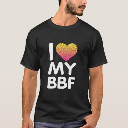 Ik hou van mijn BFF T-shirt (Voorkant)