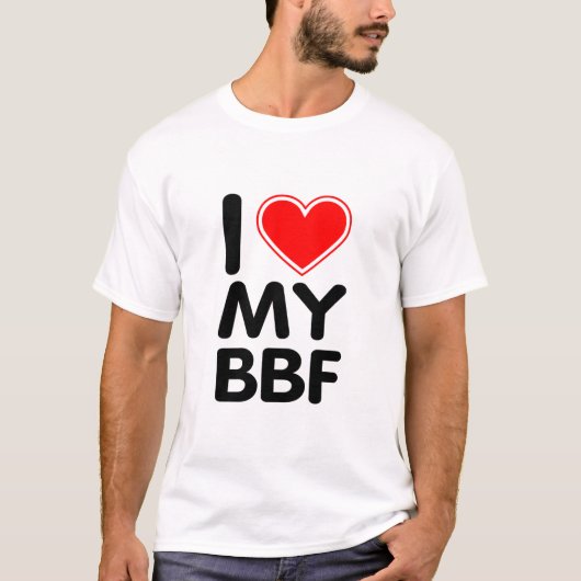 Ik hou van mijn BFF T-shirt (Voorkant)