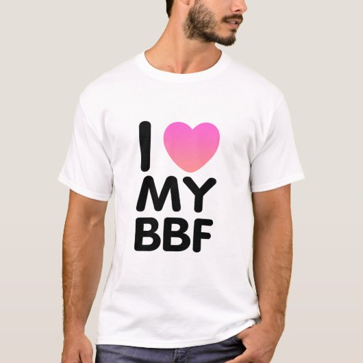 Ik hou van mijn BFF T-shirt (Voorkant)