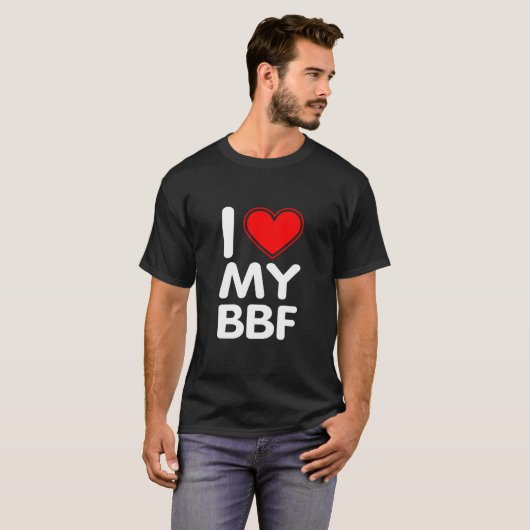 Ik hou van mijn BFF T-shirt (Voorkant volledig)