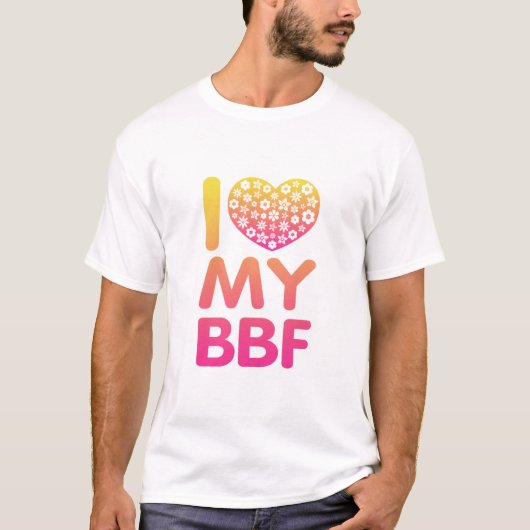 Ik hou van mijn BFF T-shirt (Voorkant)