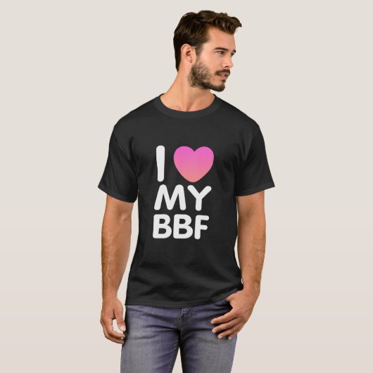 Ik hou van mijn BFF T-shirt (Voorkant volledig)