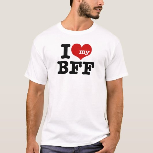 Ik hou van mijn BFF T-shirt (Voorkant)