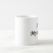 Ik hou van mijn bibliotheek koffiemok (Center)