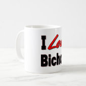 Ik hou van mijn Bichon Frise Koffiemok (Voorkant links)