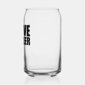 Ik hou van mijn bier blikvorm glas (Rechts)