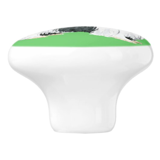 Ik hou van mijn Biewer Terrier Keramische Knop (Zijkant)