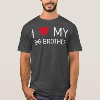 Ik hou van mijn Big Brother Ik hou van mijn grote T-shirt