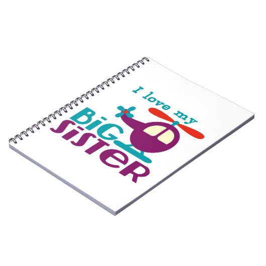 Ik hou van mijn Big Sister Notitieboek (Linkerzijde)