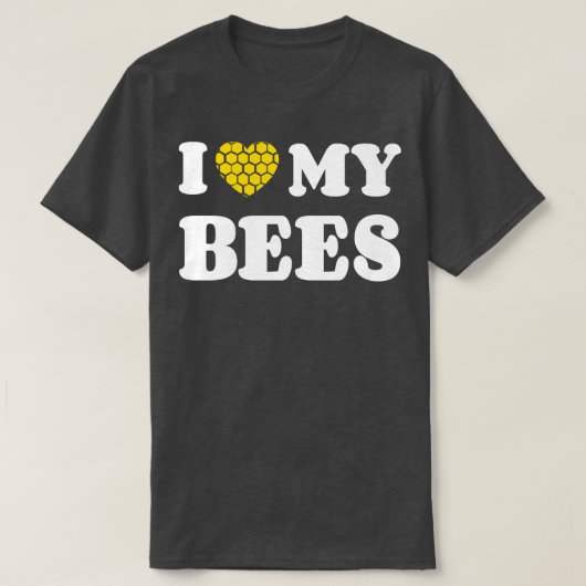 Ik hou van mijn bijen t-shirt (Design voorkant)