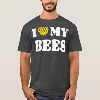 Ik hou van mijn bijen t-shirt