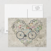 Ik hou van mijn bike briefkaart (Voorkant / Achterkant)