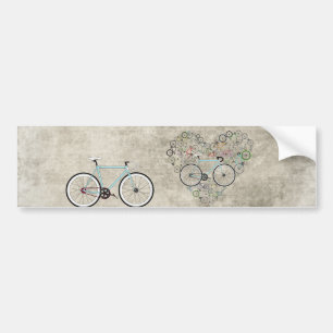 Ik hou van mijn bike bumpersticker