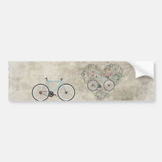 Ik hou van mijn bike bumpersticker