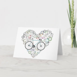 Ik hou van mijn bike kaart