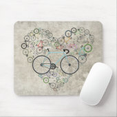 Ik hou van mijn bike muismat (Met muis)