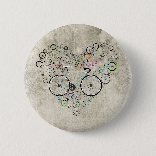 Ik hou van mijn bike ronde button 5,7 cm (Voorkant)