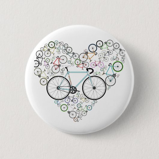 Ik hou van mijn bike ronde button 5,7 cm (Voorkant)