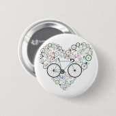 Ik hou van mijn bike ronde button 5,7 cm (Voorkant /achterkant)