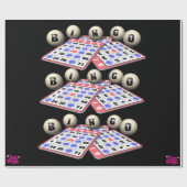 Ik hou van mijn Bingo wrapping gift papier (Vlak)