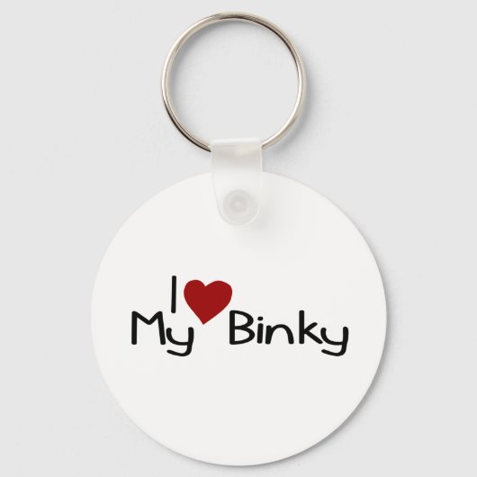 Ik hou van mijn binky sleutelhanger (Voorkant)