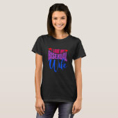 Ik hou van mijn biseksuele vrouw Bi Pride Bisexual T-shirt (Voorkant volledig)