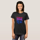 Ik hou van mijn biseksuele vrouw Bi Pride Bisexual T-shirt (Voorkant volledig)