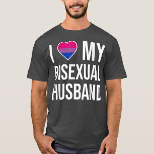 Ik hou van mijn biseual Husband T-shirt