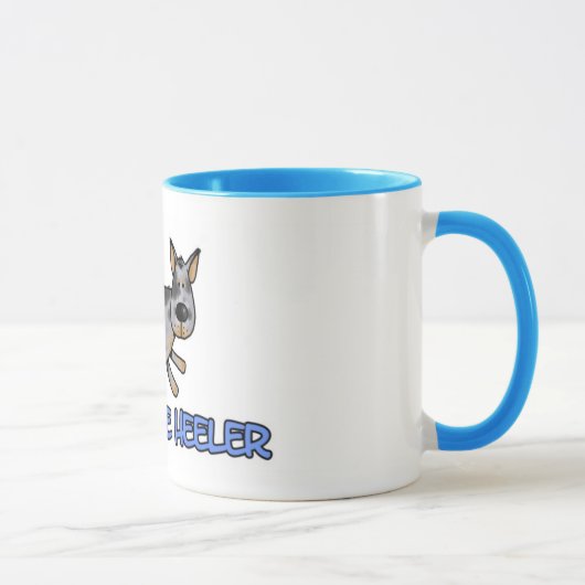 ik hou van mijn blauwe kaart mok (Rechts)
