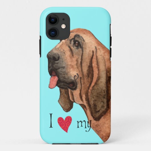 Ik hou van mijn bloedhond Case-Mate iPhone case (Achterkant)