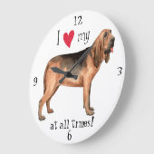 Ik hou van mijn bloedhond grote klok (Hoek)