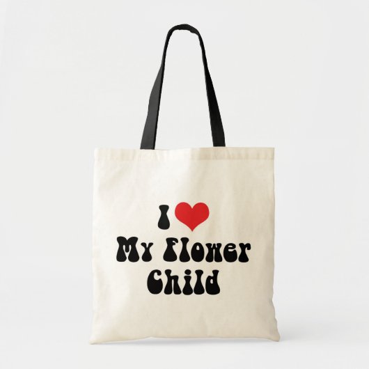 Ik hou van mijn bloemenkind tote bag (Voorkant)